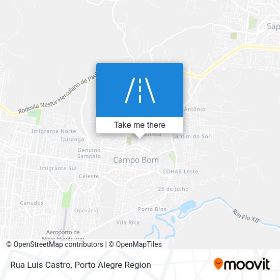 Rua Luís Castro map