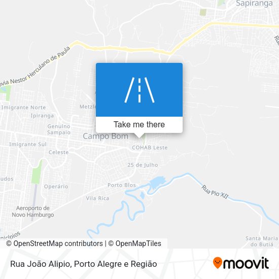 Rua João Alipio map