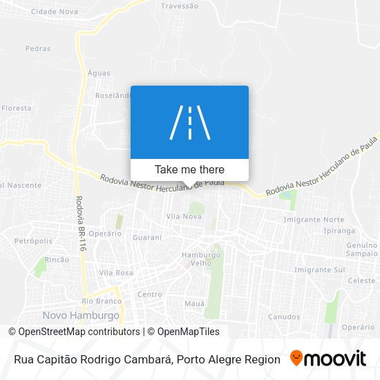 Rua Capitão Rodrigo Cambará map