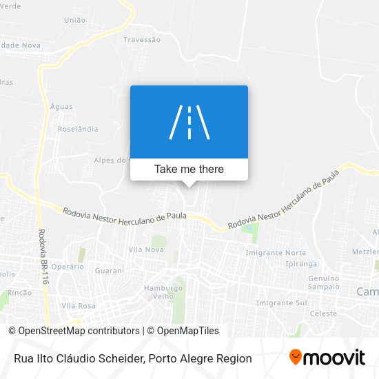 Rua Ilto Cláudio Scheider map