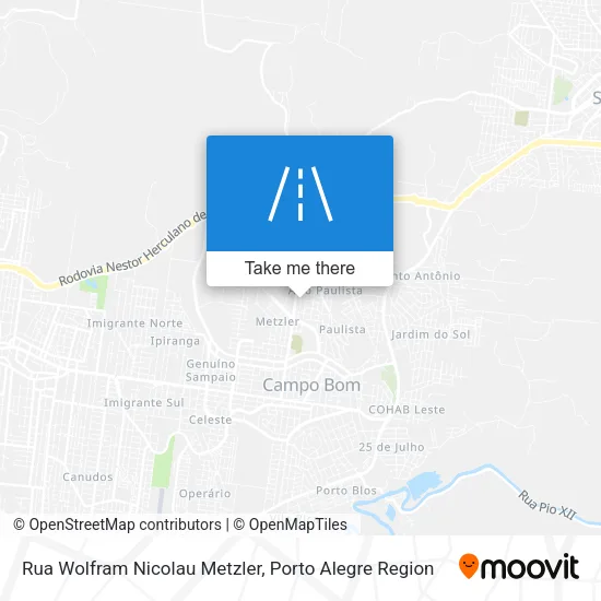 Rua Wolfram Nicolau Metzler map
