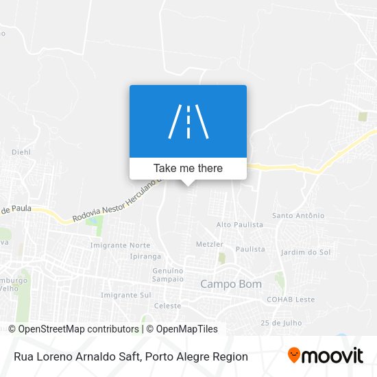 Rua Loreno Arnaldo Saft map