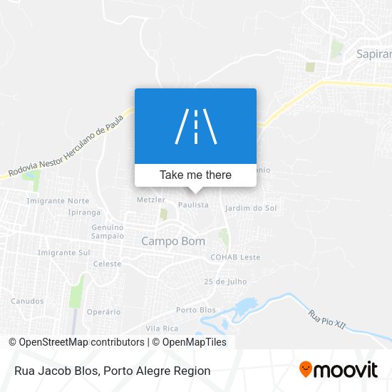 Rua Jacob Blos map