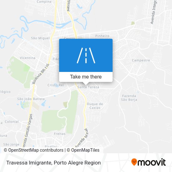 Travessa Imigrante map