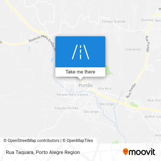 Rua Taquara map