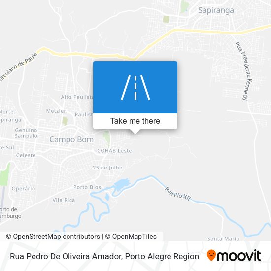 Rua Pedro De Oliveira Amador map