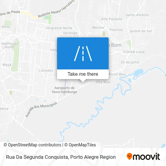 Rua Da Segunda Conquista map