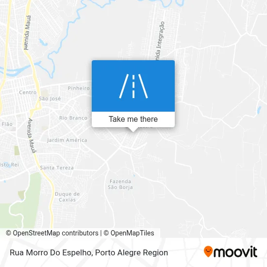Rua Morro Do Espelho map