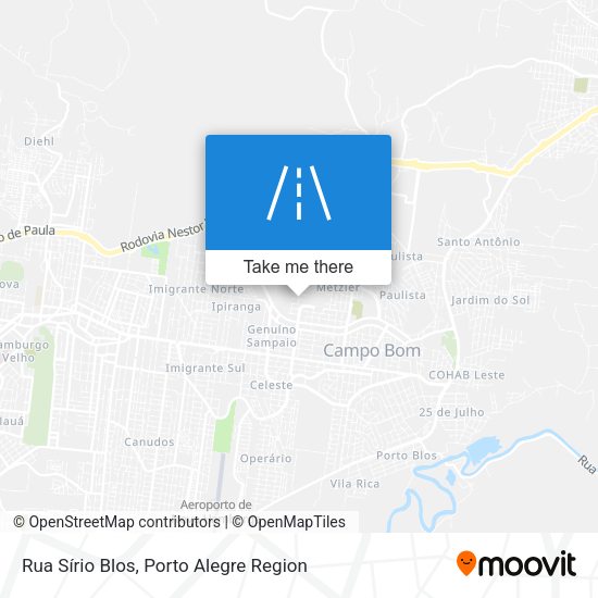 Rua Sírio Blos map