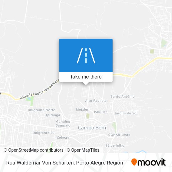 Rua Waldemar Von Scharten map