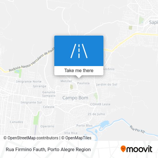 Rua Firmino Fauth map