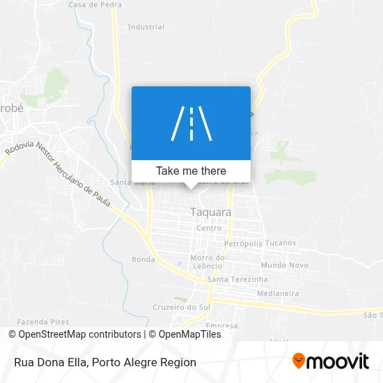 Rua Dona Ella map