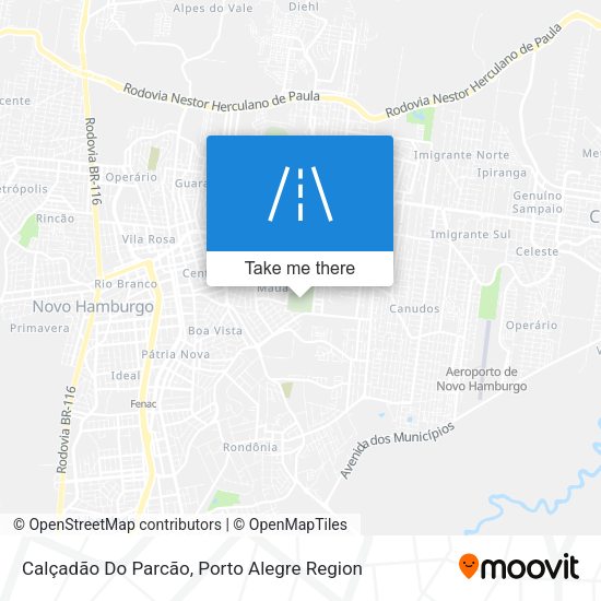 Calçadão Do Parcão map