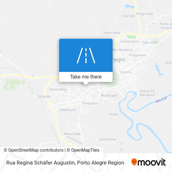 Rua Regina Schäfer Augustin map