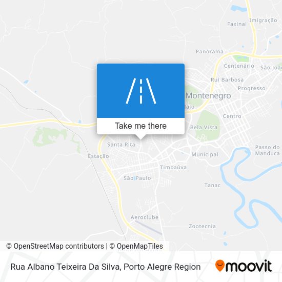Rua Albano Teixeira Da Silva map