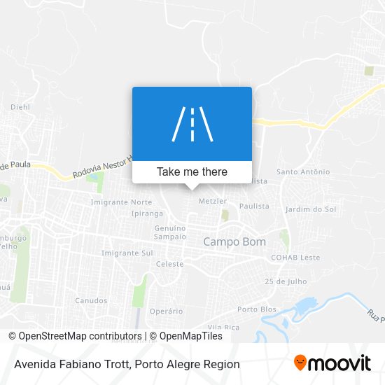 Avenida Fabiano Trott map