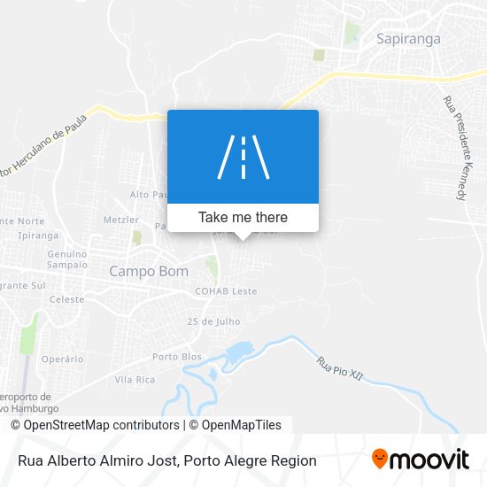 Rua Alberto Almiro Jost map