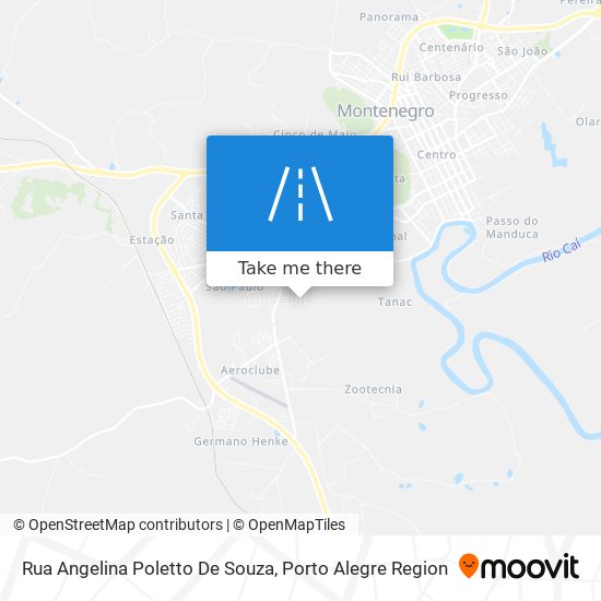 Rua Angelina Poletto De Souza map