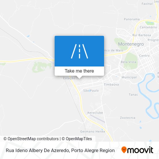Rua Ideno Albery De Azeredo map