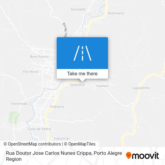 Rua Doutor Jose Carlos Nunes Crippa map