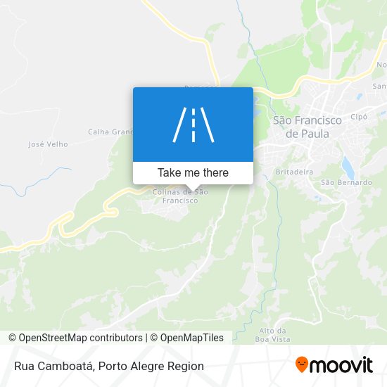 Rua Camboatá map