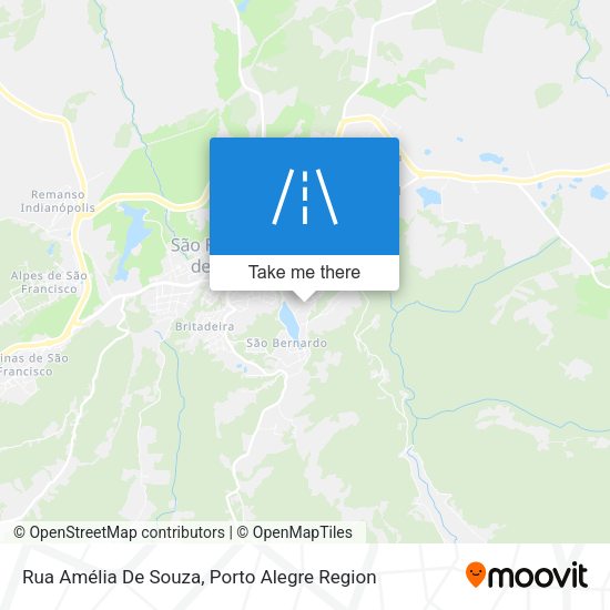 Rua Amélia De Souza map