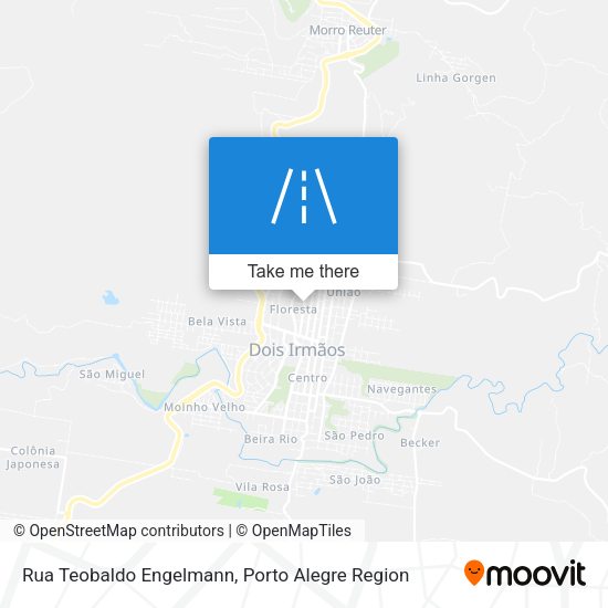 Rua Teobaldo Engelmann map