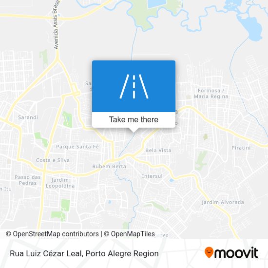Rua Luiz Cézar Leal map