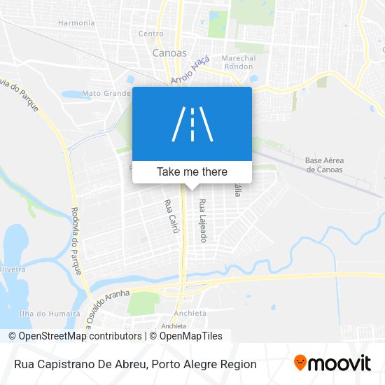 Rua Capistrano De Abreu map