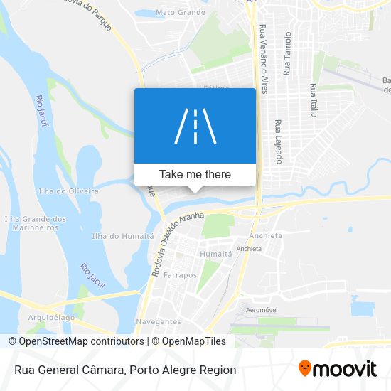 Rua General Câmara map
