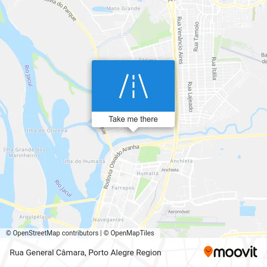 Rua General Câmara map