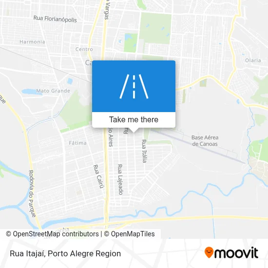 Rua Itajaí map