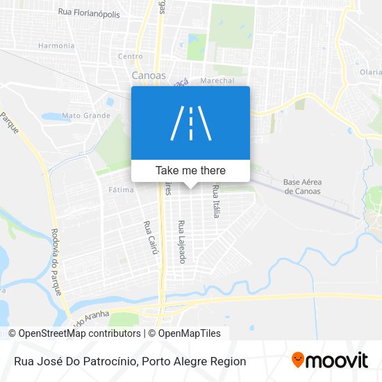 Rua José Do Patrocínio map