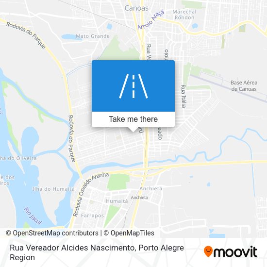 Rua Vereador Alcides Nascimento map
