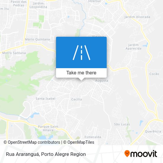 Rua Araranguá map