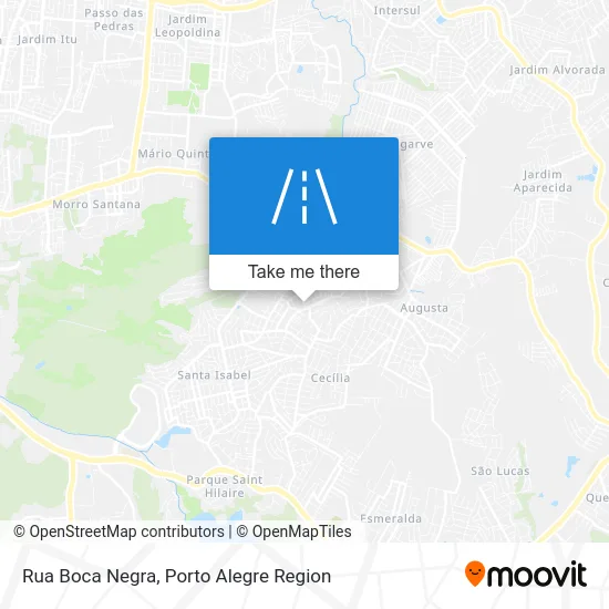 Rua Boca Negra map