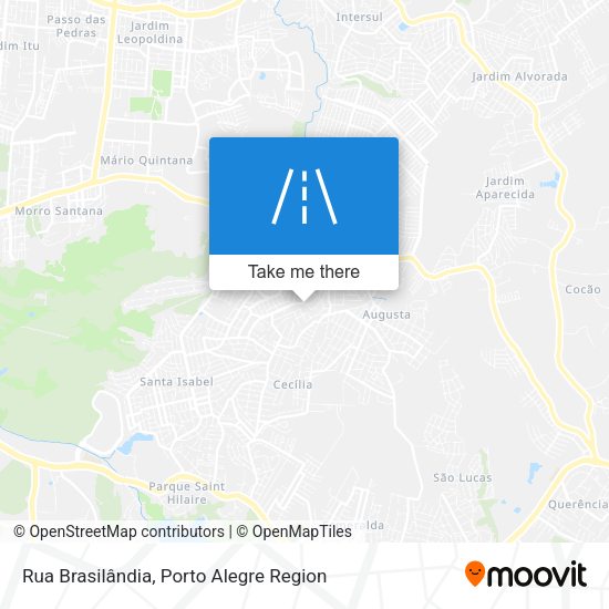 Rua Brasilândia map