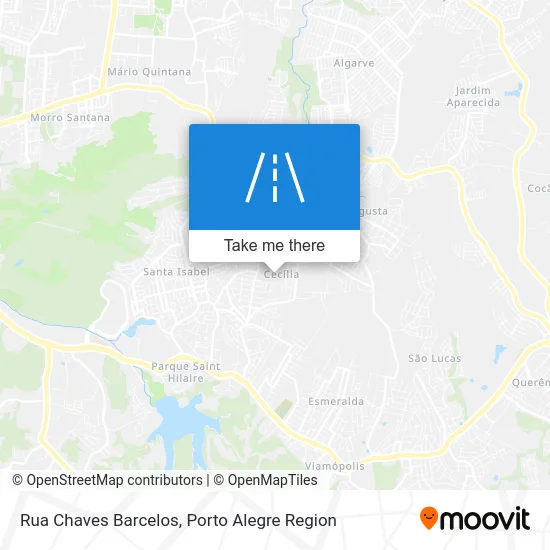 Rua Chaves Barcelos map