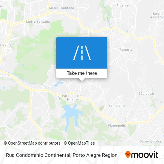 Rua Condomínio Continental map