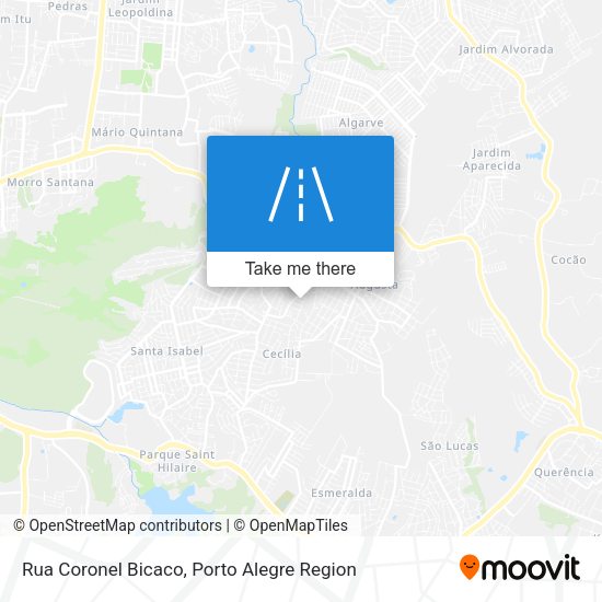 Rua Coronel Bicaco map