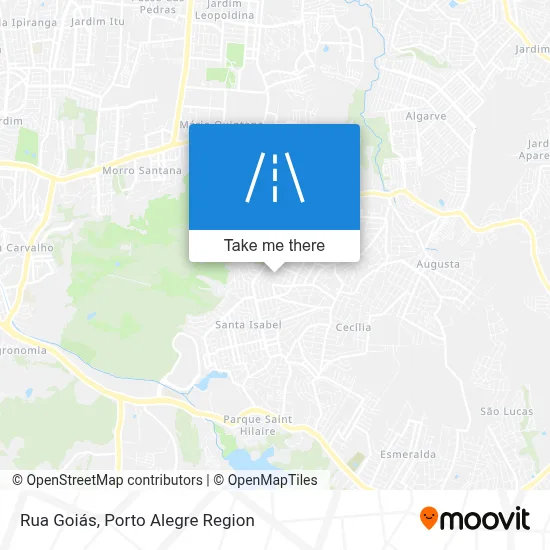 Rua Goiás map