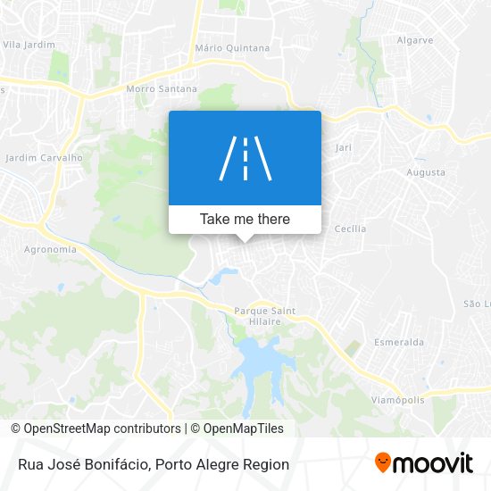 Rua José Bonifácio map