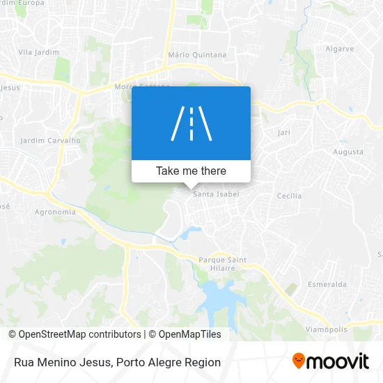 Rua Menino Jesus map