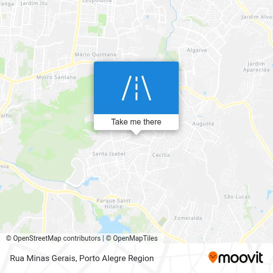 Rua Minas Gerais map