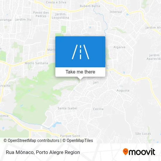 Rua Mônaco map