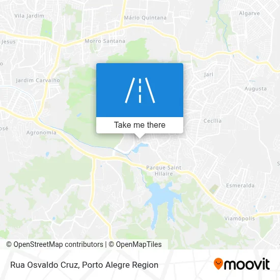 Rua Osvaldo Cruz map