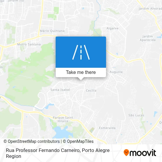 Rua Professor Fernando Carneiro map