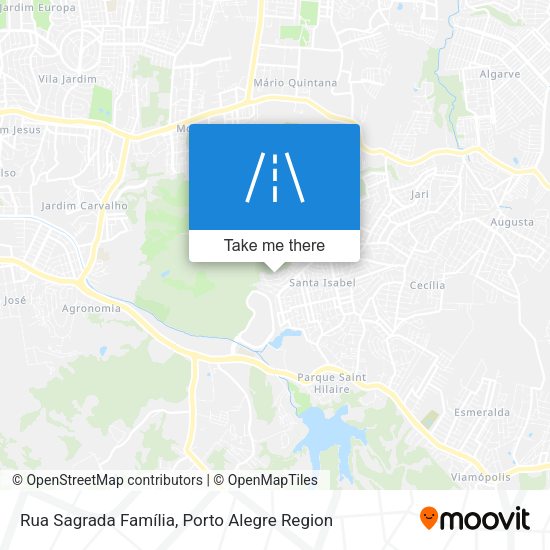 Rua Sagrada Família map