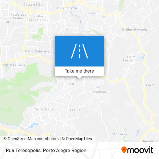 Rua Teresópolis map