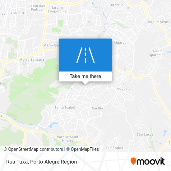 Rua Tuxa map